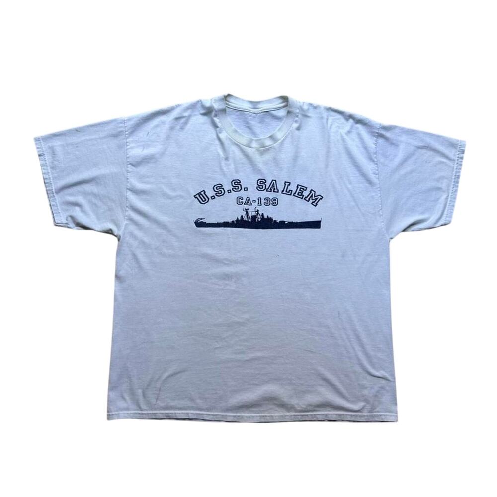 Vintage USS Salem Crew Shirt Men's XL Tee